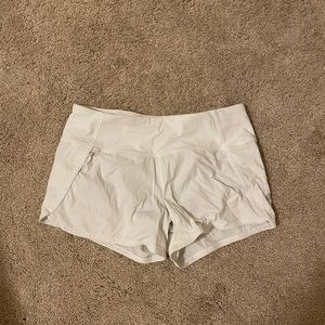 lululemon white shorts